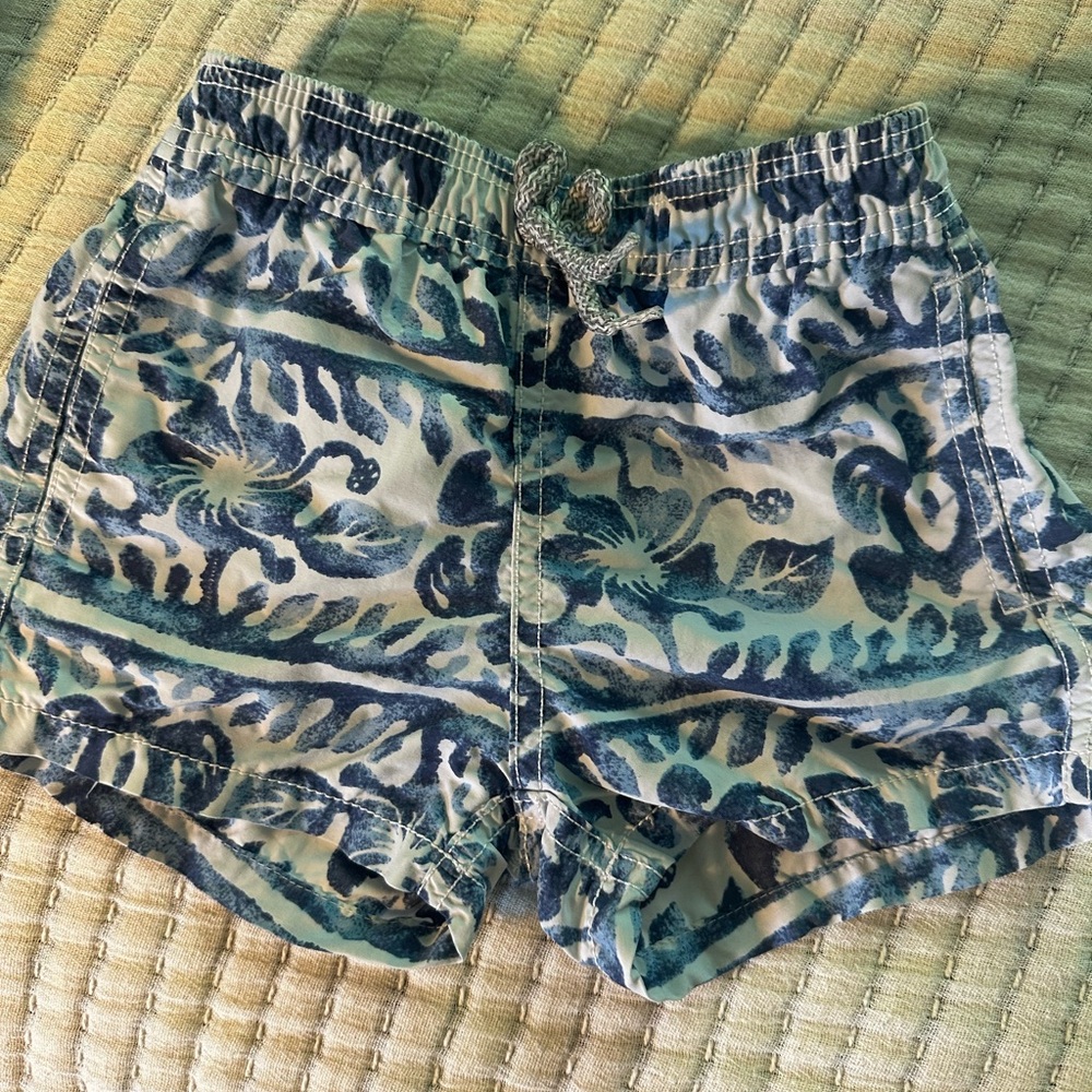 Floral Blue Women's Shorts